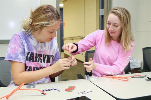 RMC Honors Beadwork class