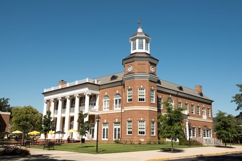 A picture of Brock Commons on a sunny day