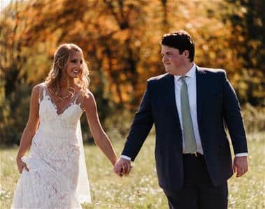 Emily Hewitt and Jack Miller