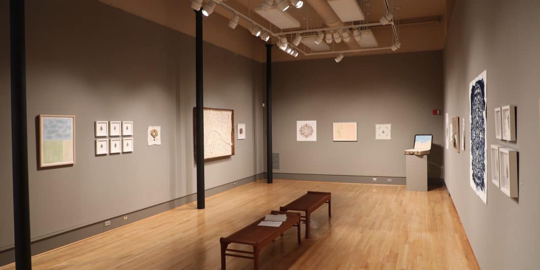 An exhibit at the Flippo Art Gallery