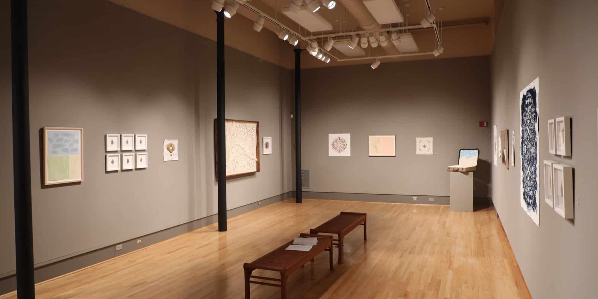 An exhibit at the Flippo Art Gallery