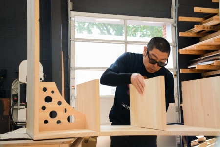 Shinichi Endo crafts the Taylor Bunko inside the CPA scene shop