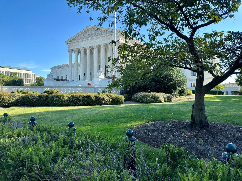 The US Supreme Court building