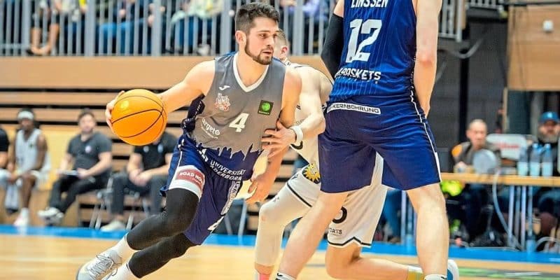 Buzz Anthony ‘22 plays professional basketball for Uni Baskets Paderborn in Germany