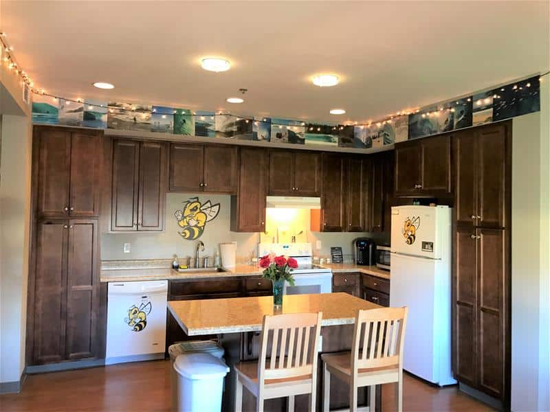 inside townhouse kitchen