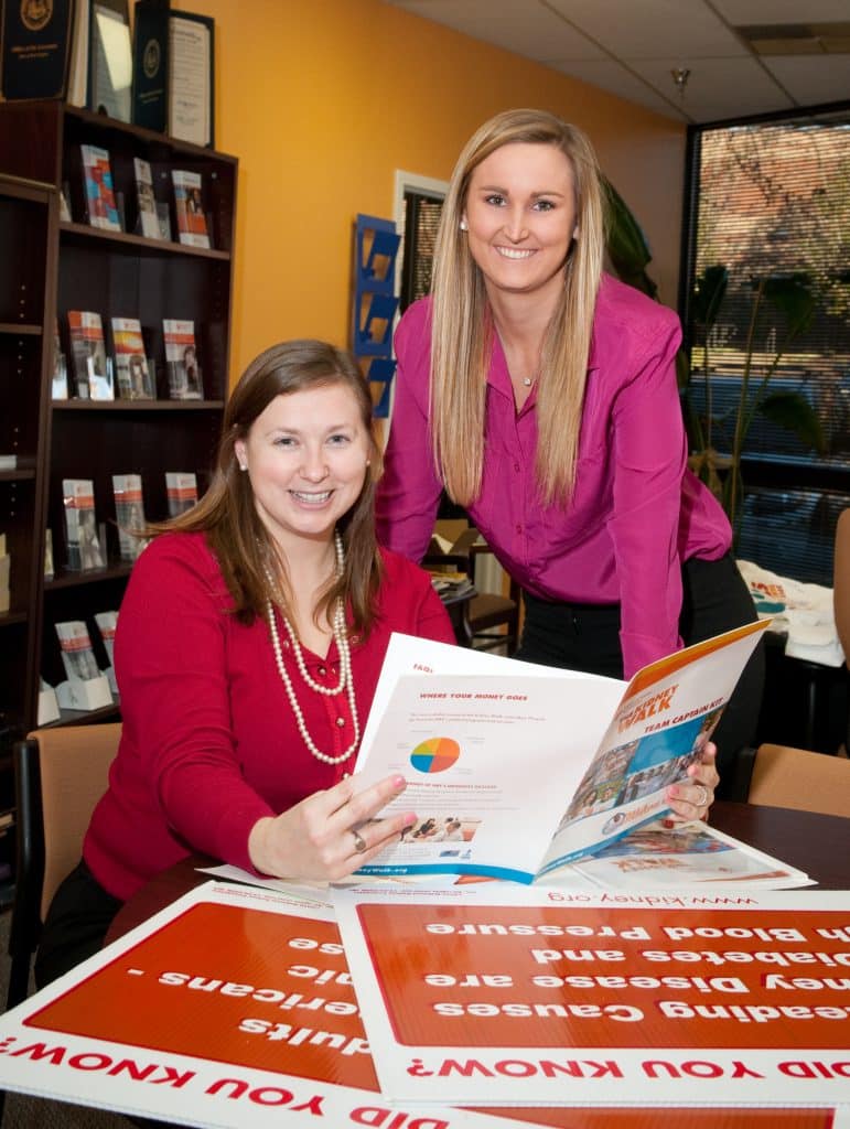 A RMC student an employer work together during an internship