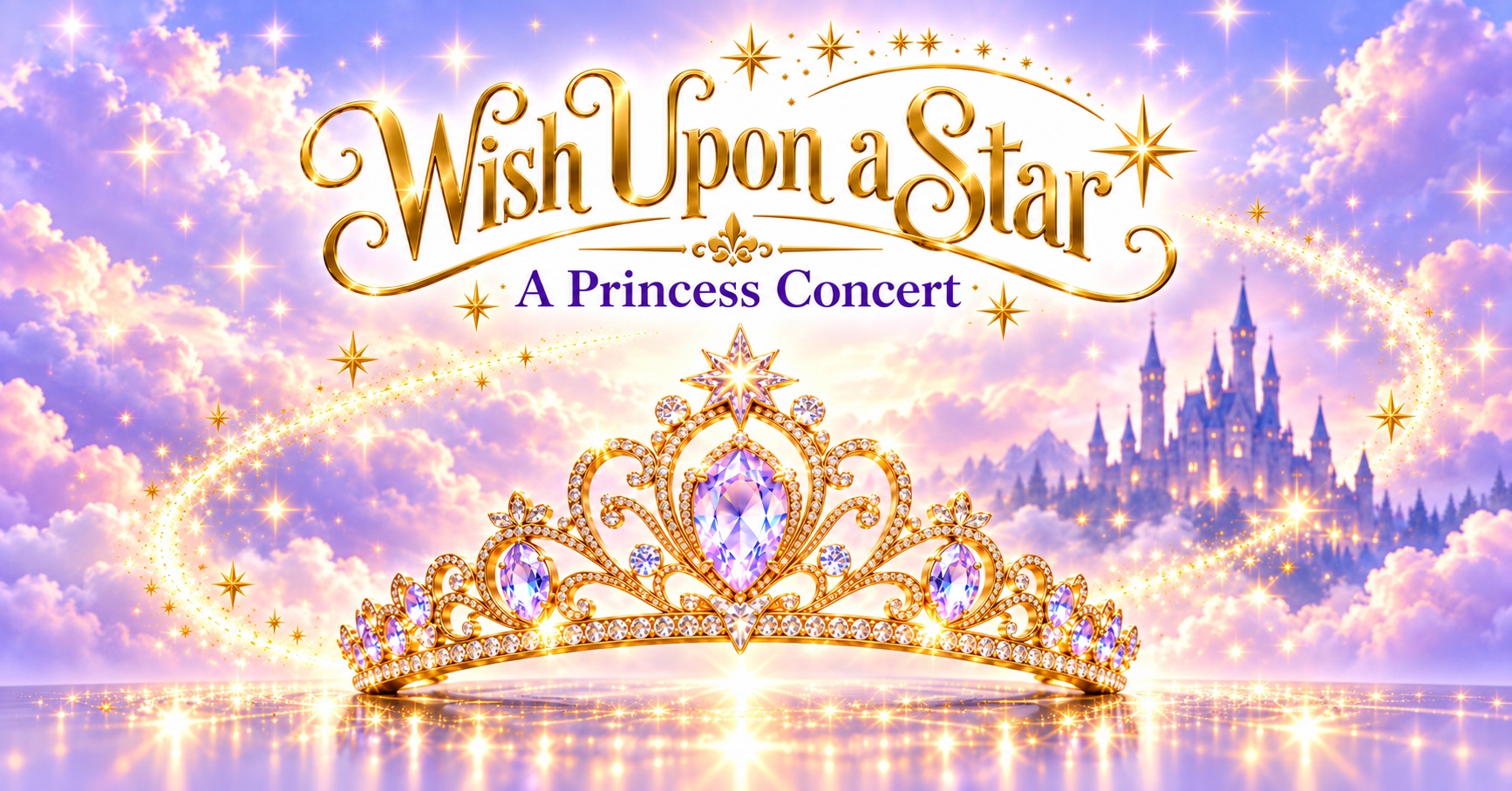 A graphic promoting the LUXE Show Choir Wish Upon a Star production.