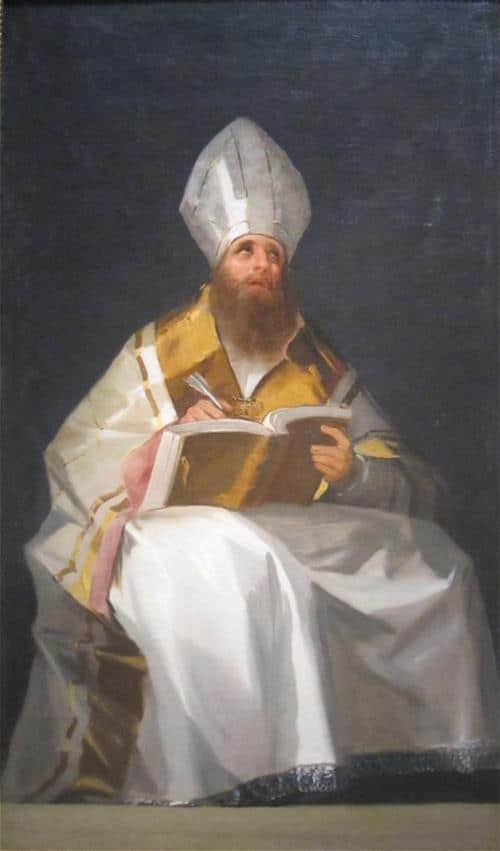 Francisco de Goya's "Saint Ambrose"